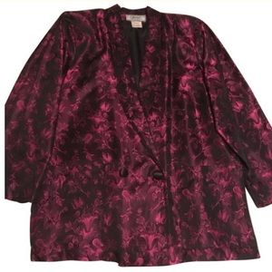 Vintage Jess Satin Brocade Jacket